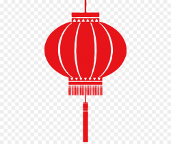 Paper lantern Sky lantern Clip art - Chinese New Year Lantern ...