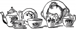 Vintage China Tea Set Image! - The Graphics Fairy