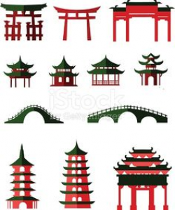 Vector Art : Chinese traditional buildings | home - terrace ...