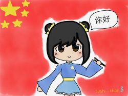 Chinese Girl chibi [request] by Code-03 on DeviantArt