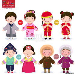Children of the world; Japan, China, Korea and Mongolia