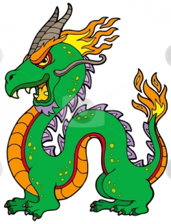 Chinese clipart green dragon - Pencil and in color chinese clipart ...