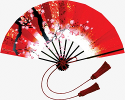 Chinese Style Folding Fan, China Red, Folding, Red PNG Image and ...