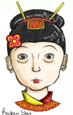 Old Chinese Lady by Rainbow-Shit on DeviantArt