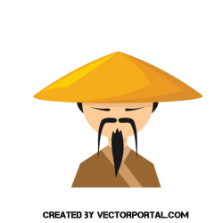 Chinese peasant clip art | People free vector image in 2019 ...
