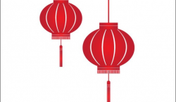 chinese red lanterns | Red Lantern Vector | red lanterns & saguaro ...