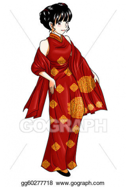 Stock Illustration - Chinese traditional costume. Clipart ...