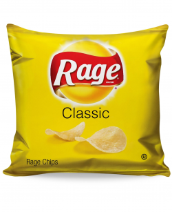 Rage Chips Couch Pillow