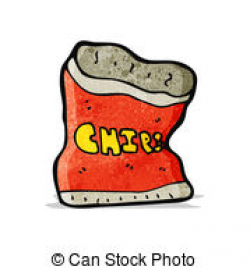 Empty Chip Bag Clipart