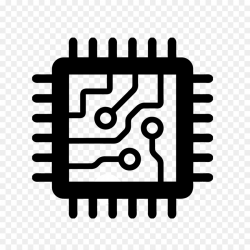 Integrated Circuits & Chips Central processing unit Computer Icons ...