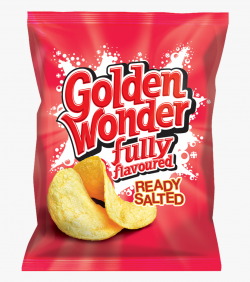 Potato Chips Clipart Crip - Golden Wonder Ready Salted ...