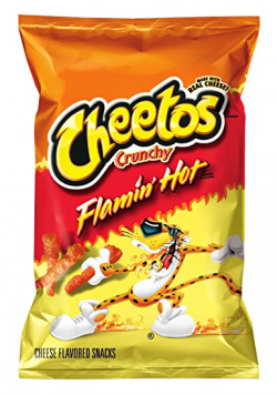 Amazon.com: Cheetos Cheese Flavored Snacks, Crunchy Flamin' Hot ...