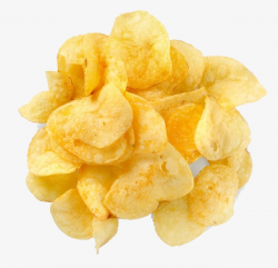A Pile Of Fried Potato Chips, Potato Chips, Snacks, Eater PNG Image ...
