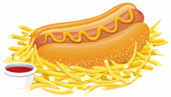 Hot Dog with Ketchup PNG Clipart - Best WEB Clipart