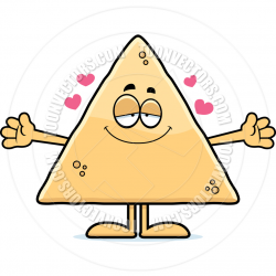 Pouring Tortilla Chips Clipart