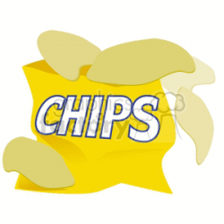 big bag of potato chips clipart. Royalty-free clipart # 140288