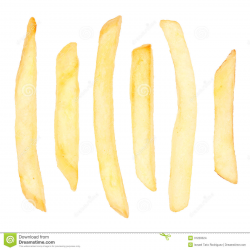 Single French Fry Clipart