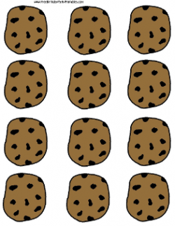 Free Chocolate Chip Cookie Printable Template by Free Birthday Party ...