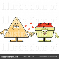 Tortilla Chip Clipart #1164947 - Illustration by Cory Thoman