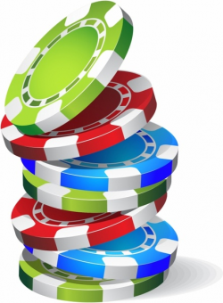 Falling casino chips Free vector in Adobe Illustrator ai ( .AI ...