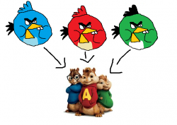 Image - Chipmunk Birds + Chipmunks.png | Angry Birds Fanon Wiki ...