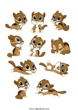 LE - cute Baby Chipmunk cartoonsfree vector clipart designs for ...