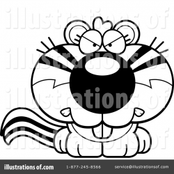 Chipmunk Clipart #1138523 - Illustration by Cory Thoman