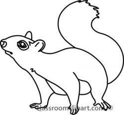 Squirrel Outline Drawing at GetDrawings.com | Free for personal use ...
