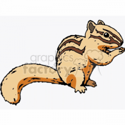 Little chipmunk clipart. Royalty-free clipart # 128873