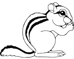 cartoon chipmunk | Cute Animal Chipmunk Printable Coloring Sheet ...