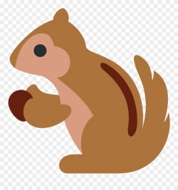 Chipmunk - Emoji Squirrel Clipart (#3177342) - PinClipart