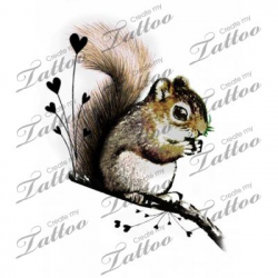 55 best Tattoo: Squirrel images on Pinterest | Squirrels, Red ...