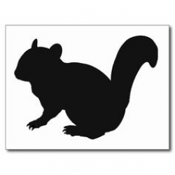 chipmunk Silhouette | larger image | Animal Silhouettes, Vectors ...