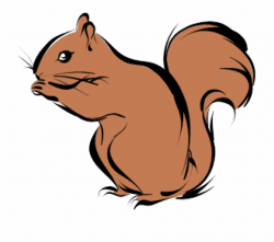 Chipmunk Clipart Fall - Drawings Of Cartoon Squirrel ...