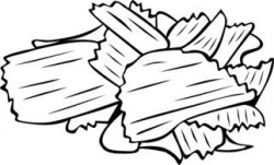 chips clipart black and white 3 | Clipart Station