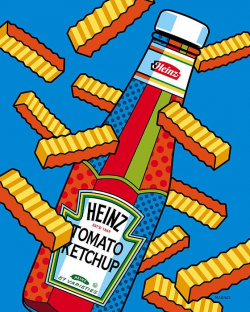 flying fries! Good pop art kitchen print | I'm easy to buy for ...