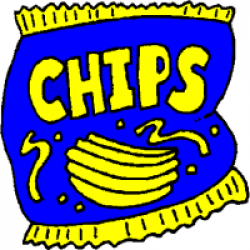 Salty Chips Clipart