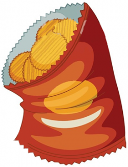 Chips clipart salty food - Pencil and in color chips clipart salty food