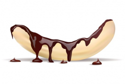 Banana and Liquid Chocolate ~ Objects ~ Creative Market
