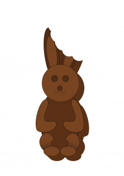 Clipart - Chocolate Bunny