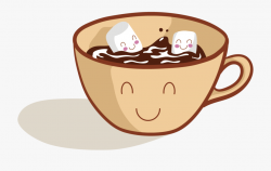 Coffee Hot Chocolate Cartoon - Hot Chocolate With ...