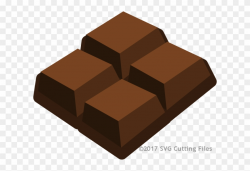 Dollar Downloads Chunk Of Chocolates - Chocolate Clipart ...