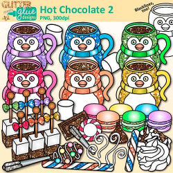Penguin Hot Chocolate Clipart | Teacher Clip Art | Glitter Meets ...