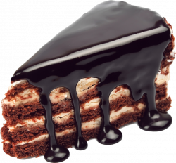 Chocolate cake 1 clipart 2400px 300dpi by EXOstock on DeviantArt