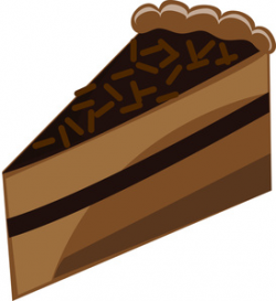 Piece Of Chocolate Cake Clipart