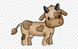Cattle Clipart Moo - Chocolate Cow Clipart - Png Download ...
