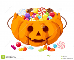 28+ Collection of Halloween Candy Basket Clipart | High quality ...