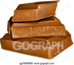 Vector Stock - Milk chocolate. Clipart Illustration gg76698088 - GoGraph