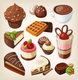 Vector chocolate sweets images | Relate Candy Art | Pinterest ...