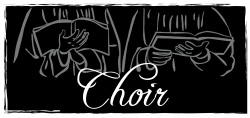 Black Choir Clipart